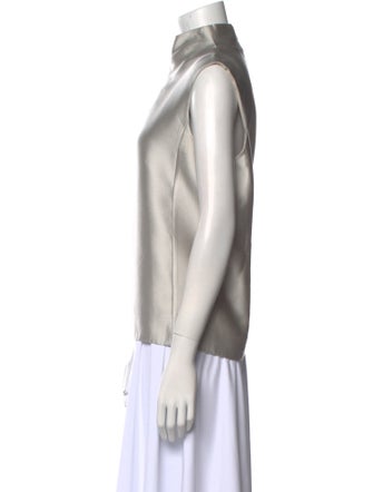 Celine Turtleneck Sleeveless Top