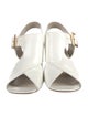 Celine Leather Slingback Sandals