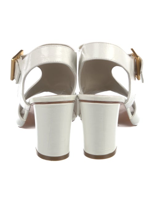 Celine Leather Slingback Sandals