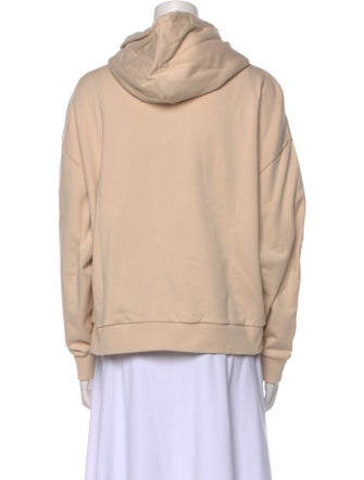 Celine Triomphe Logo Print Hooded Graphic Print Sweatshirt