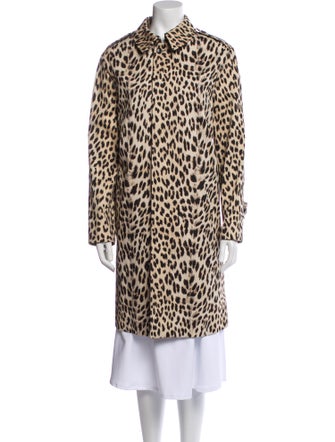 Celine Animal Print Coat