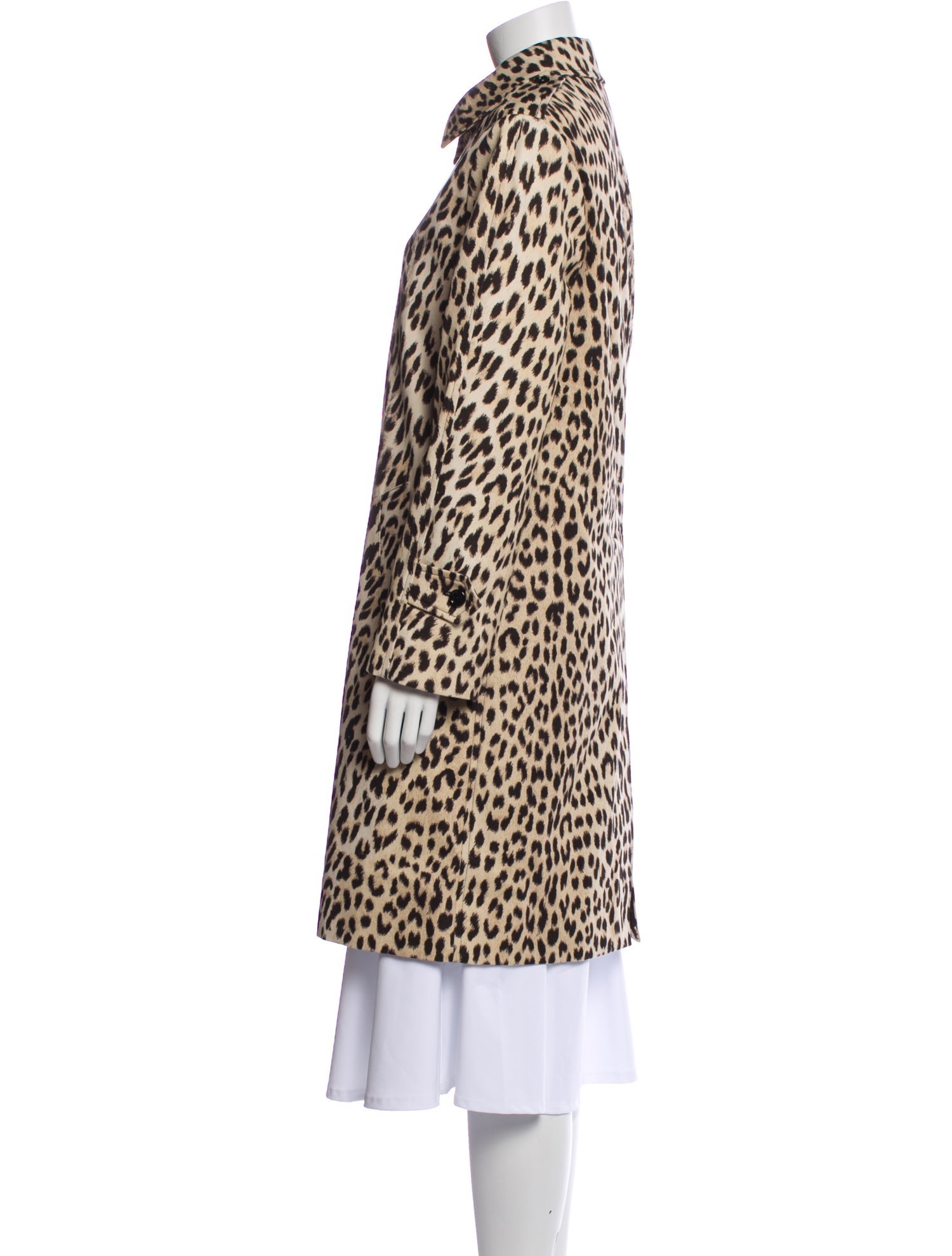 Celine Animal Print Coat