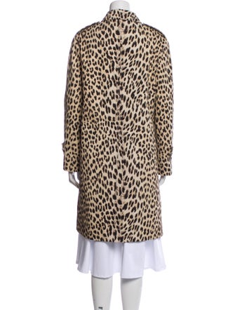 Celine Animal Print Coat
