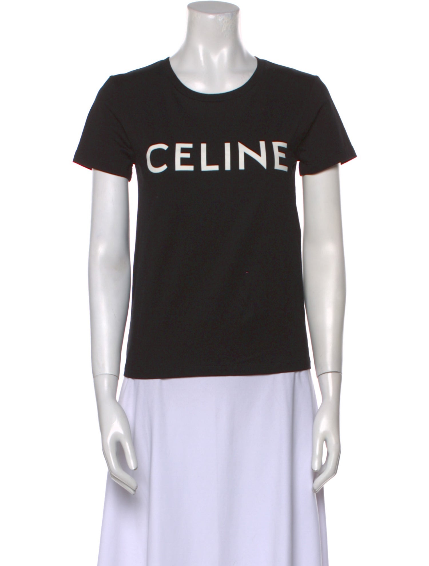Celine Classic Logo Print Graphic Print T-Shirt