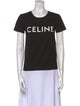 Celine Classic Logo Print Graphic Print T-Shirt
