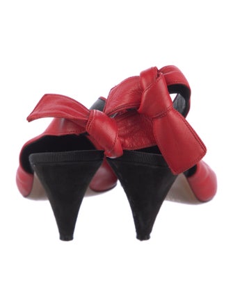 Celine Leather Slingback Pumps