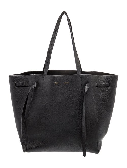 Celine Leather Cabas Phantom w/Belt Small