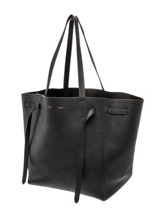 Celine Leather Cabas Phantom w/Belt Small