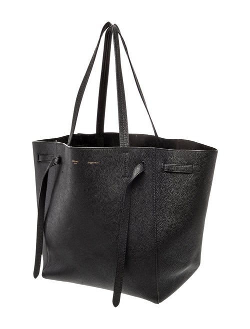 Celine Leather Cabas Phantom w/Belt Small