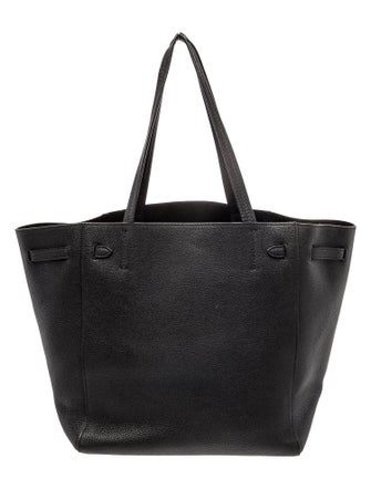 Celine Leather Cabas Phantom w/Belt Small