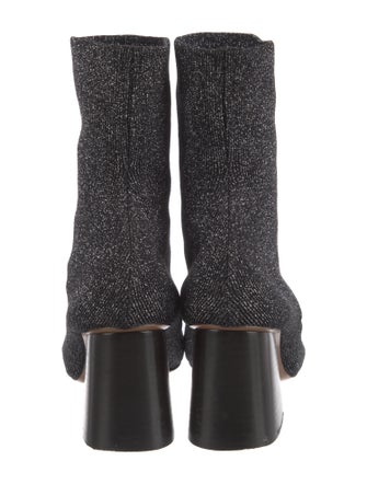 Celine Patterned Sock Boots