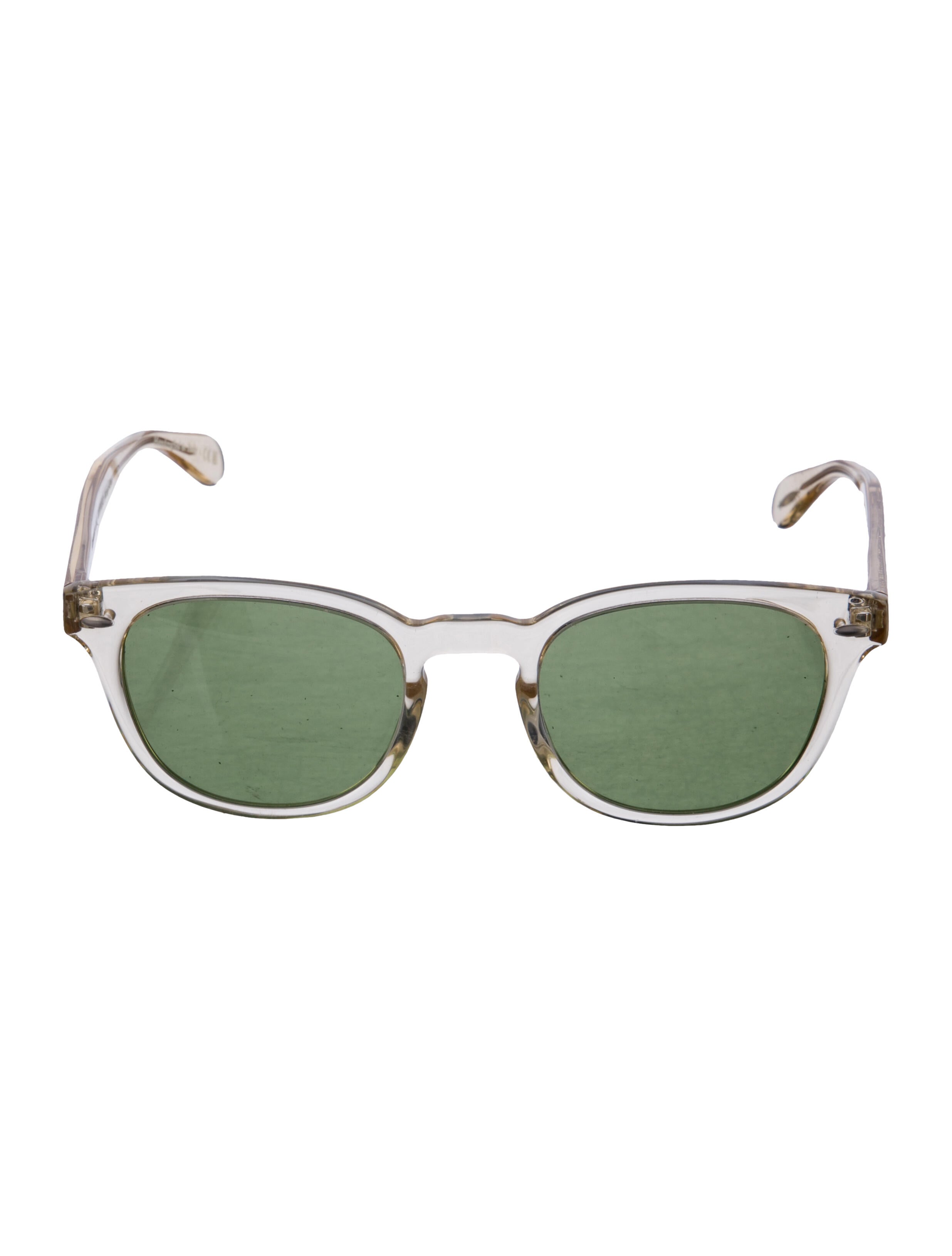 Oliver Peoples Round Mirrored Sunglasses