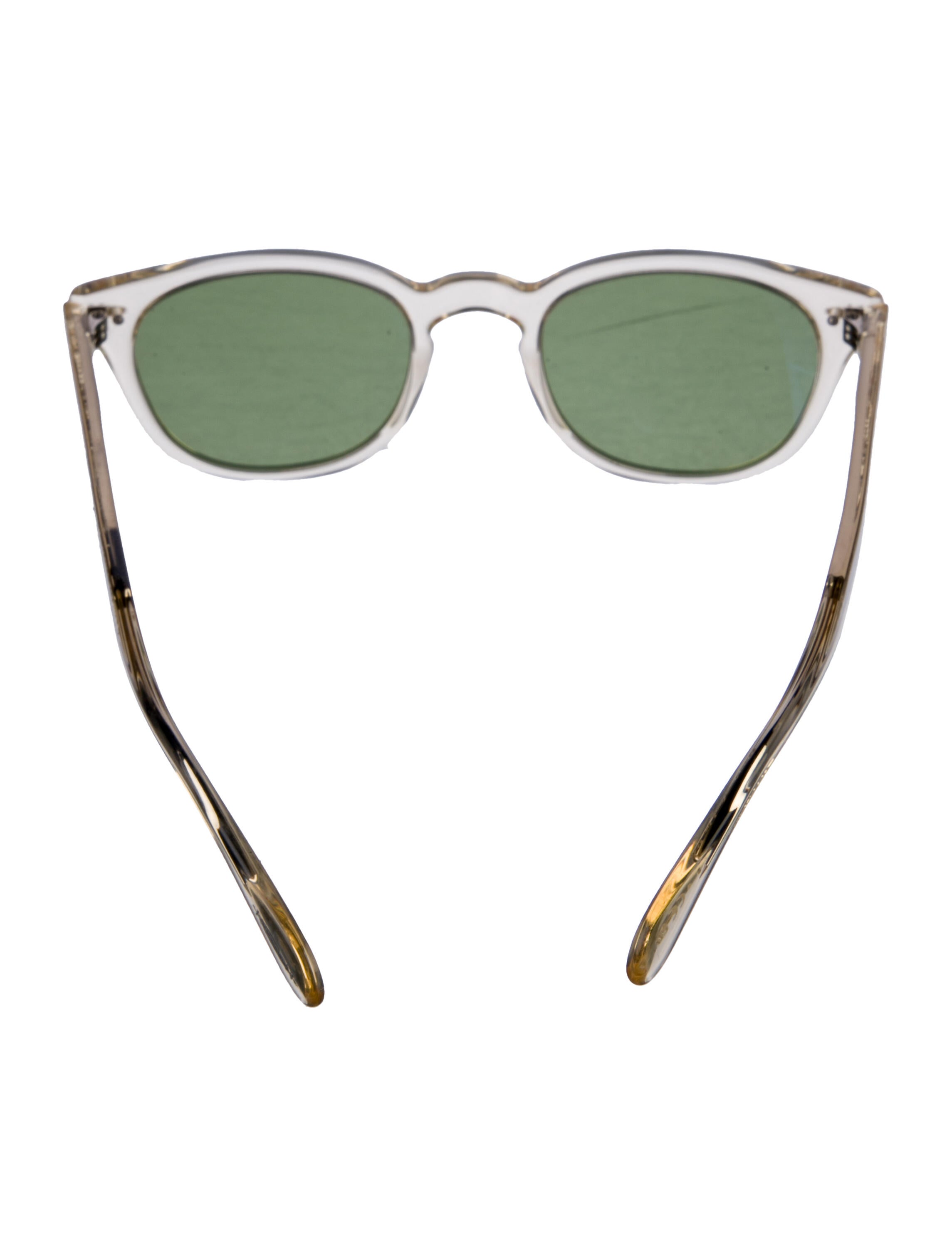 Oliver Peoples Round Mirrored Sunglasses