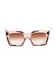 Celine Square Gradient Sunglasses