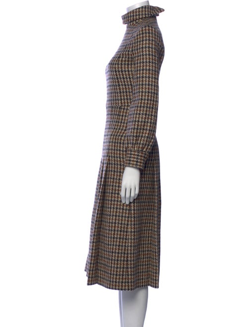 Celine Wool Houndstooth Print Jumpsuit