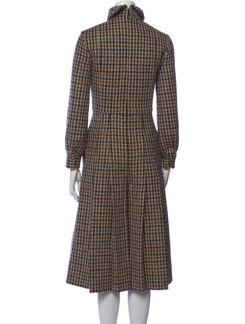 Celine Wool Houndstooth Print Jumpsuit