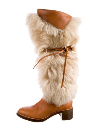 Celine Leather Riding Boots