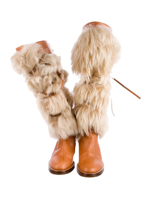 Celine Leather Riding Boots