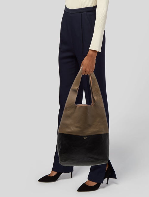 Celine Leather Cabas