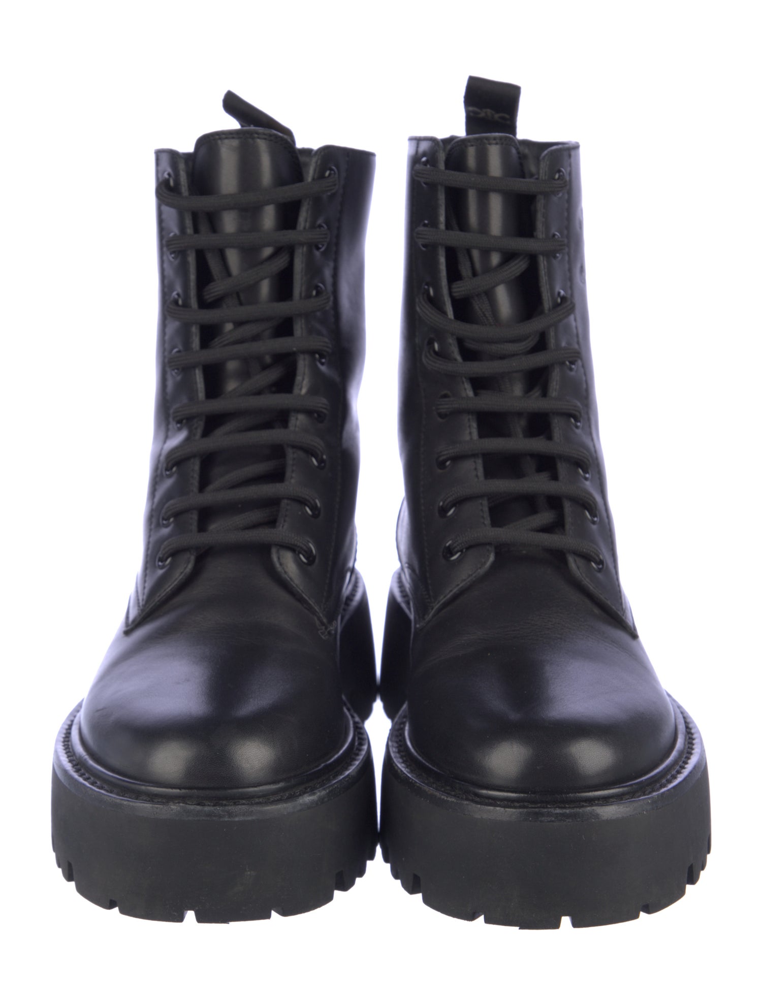 Leather Combat Boots