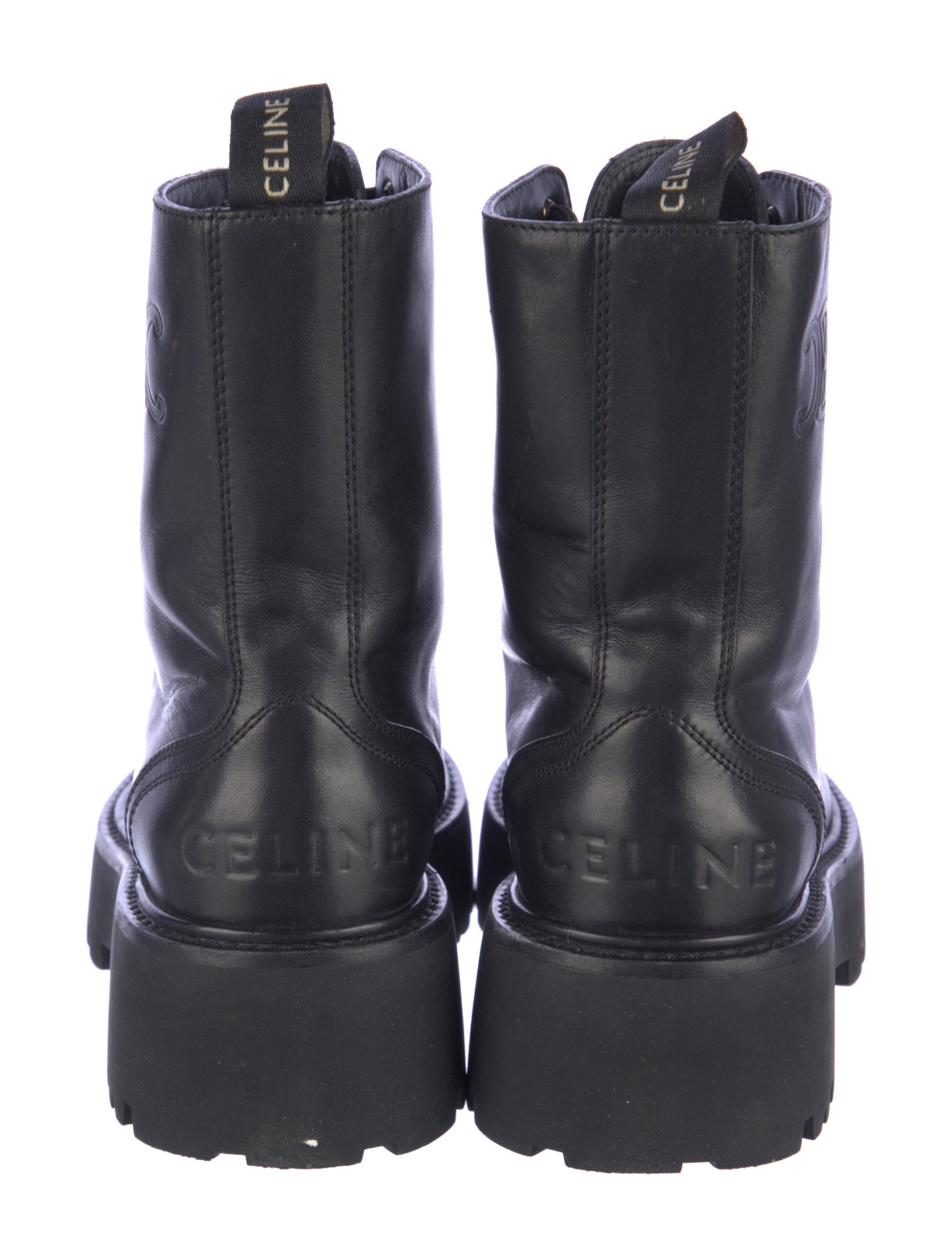 Leather Combat Boots
