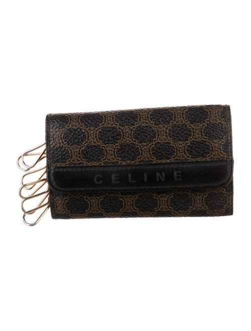 Celine Leather Wallet Keychain