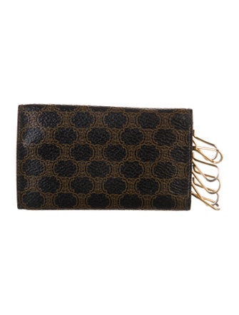 Celine Leather Wallet Keychain