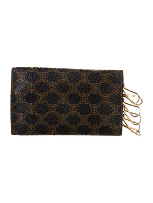 Celine Leather Wallet Keychain