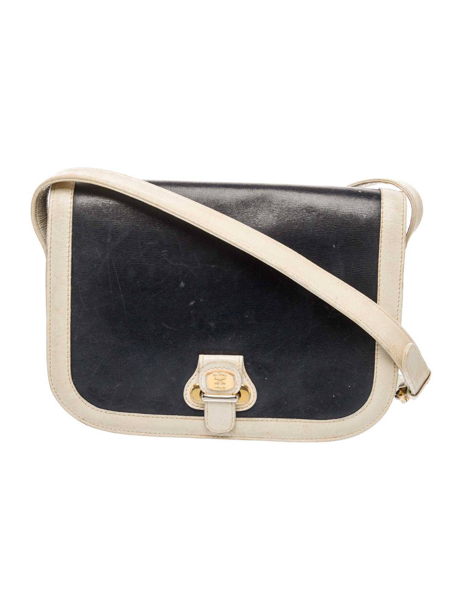 Celine Leather Shoulder Bag Vintage