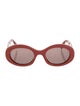 Celine Round Tinted Sunglasses