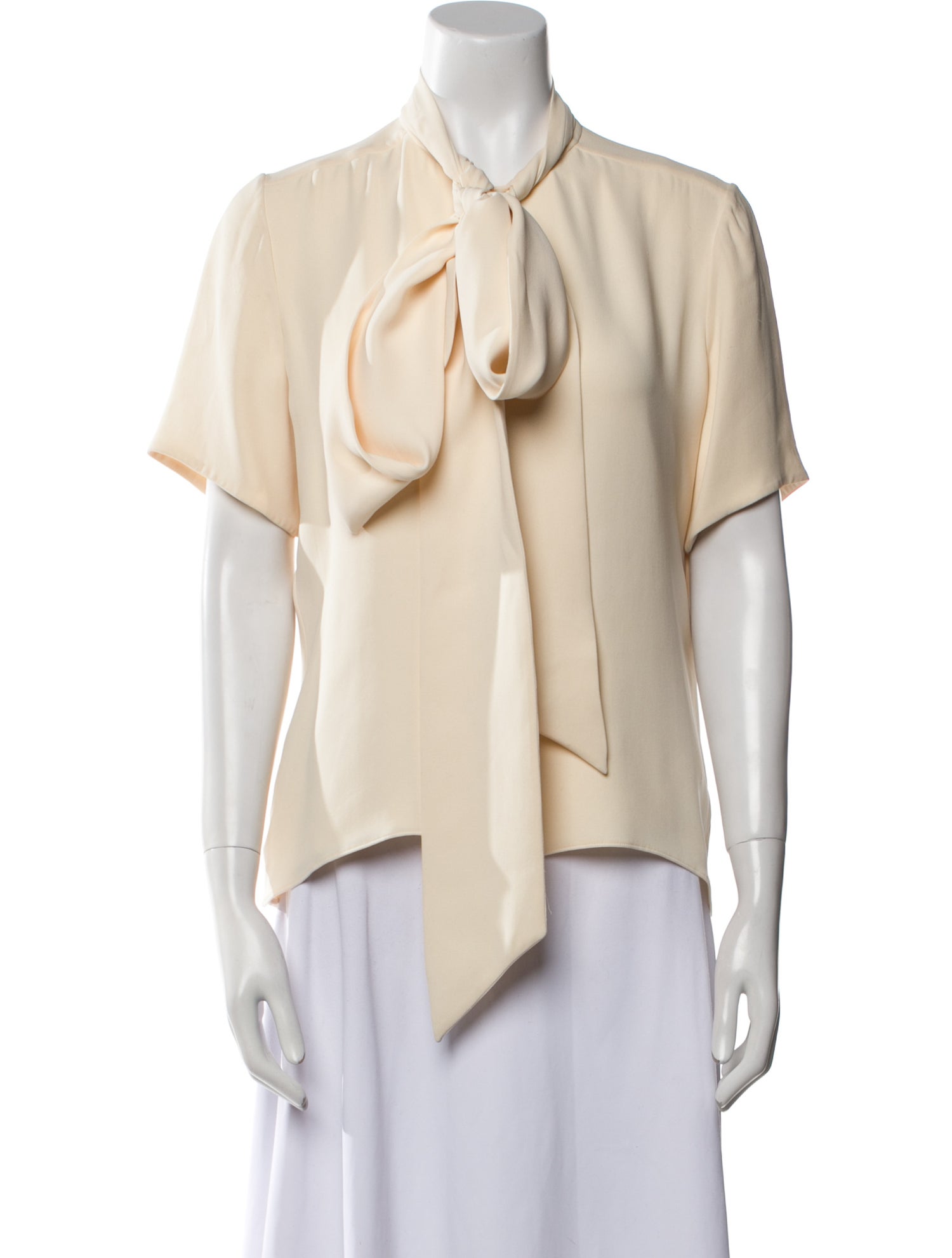 Celine Silk V-Neck Blouse
