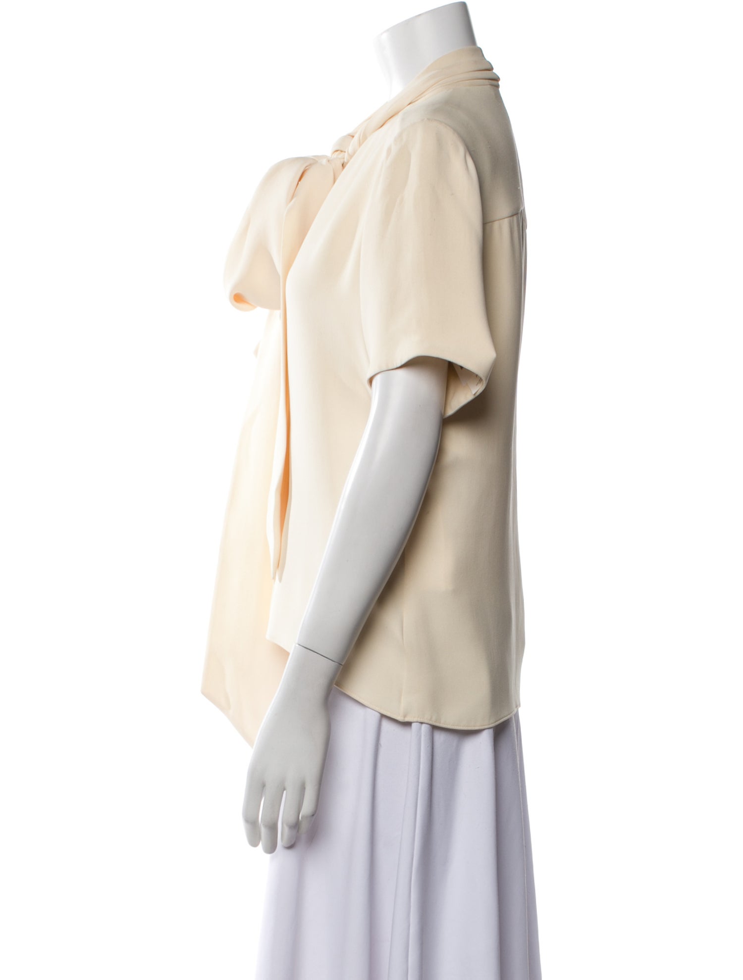 Celine Silk V-Neck Blouse