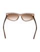 Celine Wayfarer Gradient Sunglasses