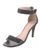 Celine Embossed Leather Sandals