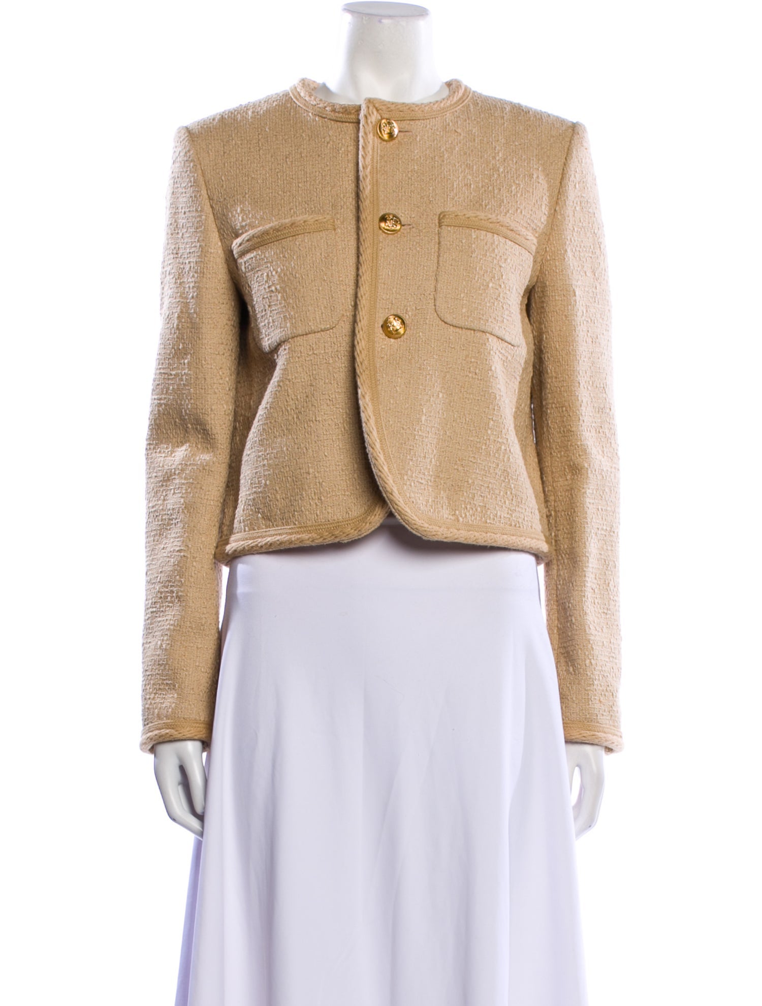 Celine Chasseur Tweed Pattern Evening Jacket