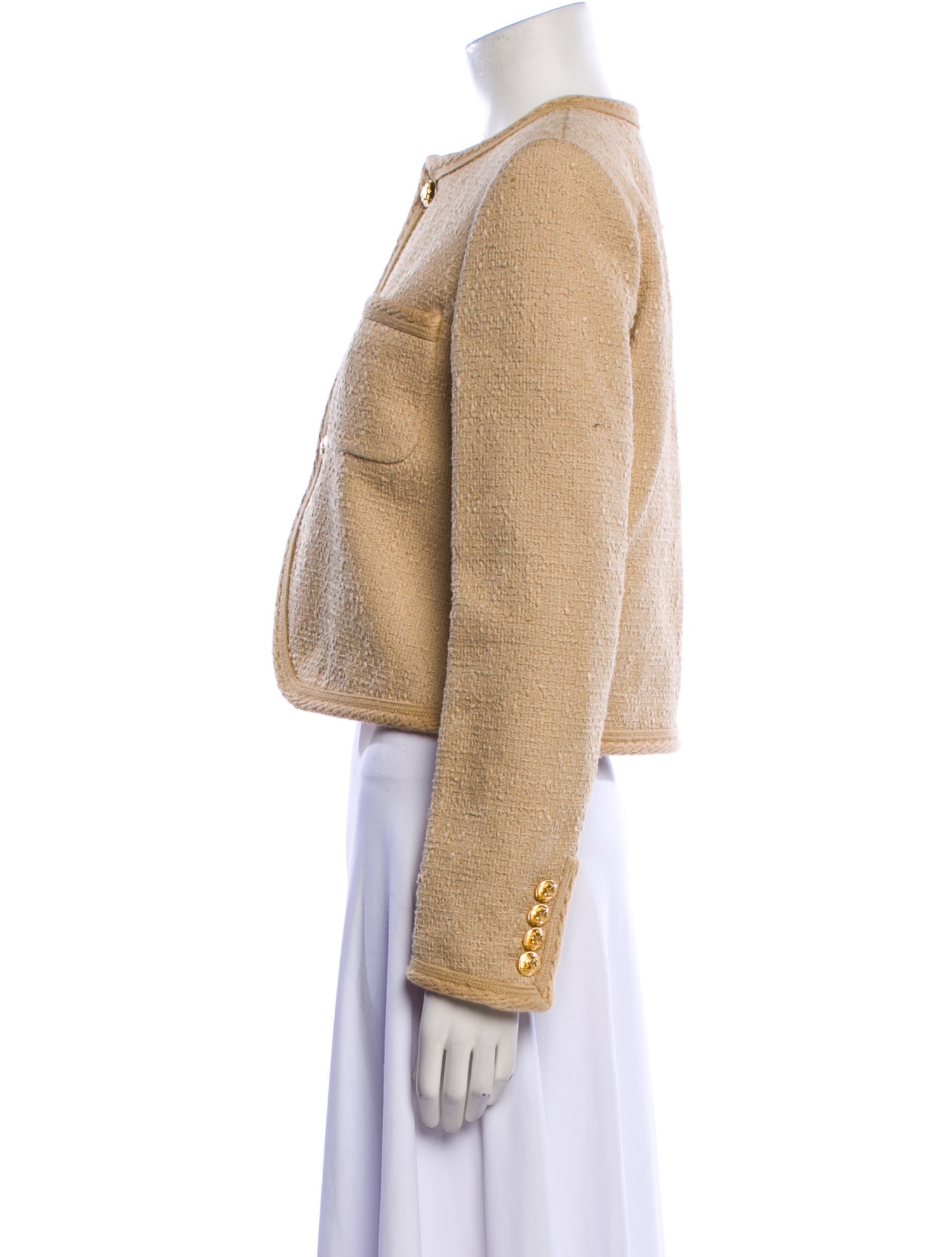 Celine Chasseur Tweed Pattern Evening Jacket