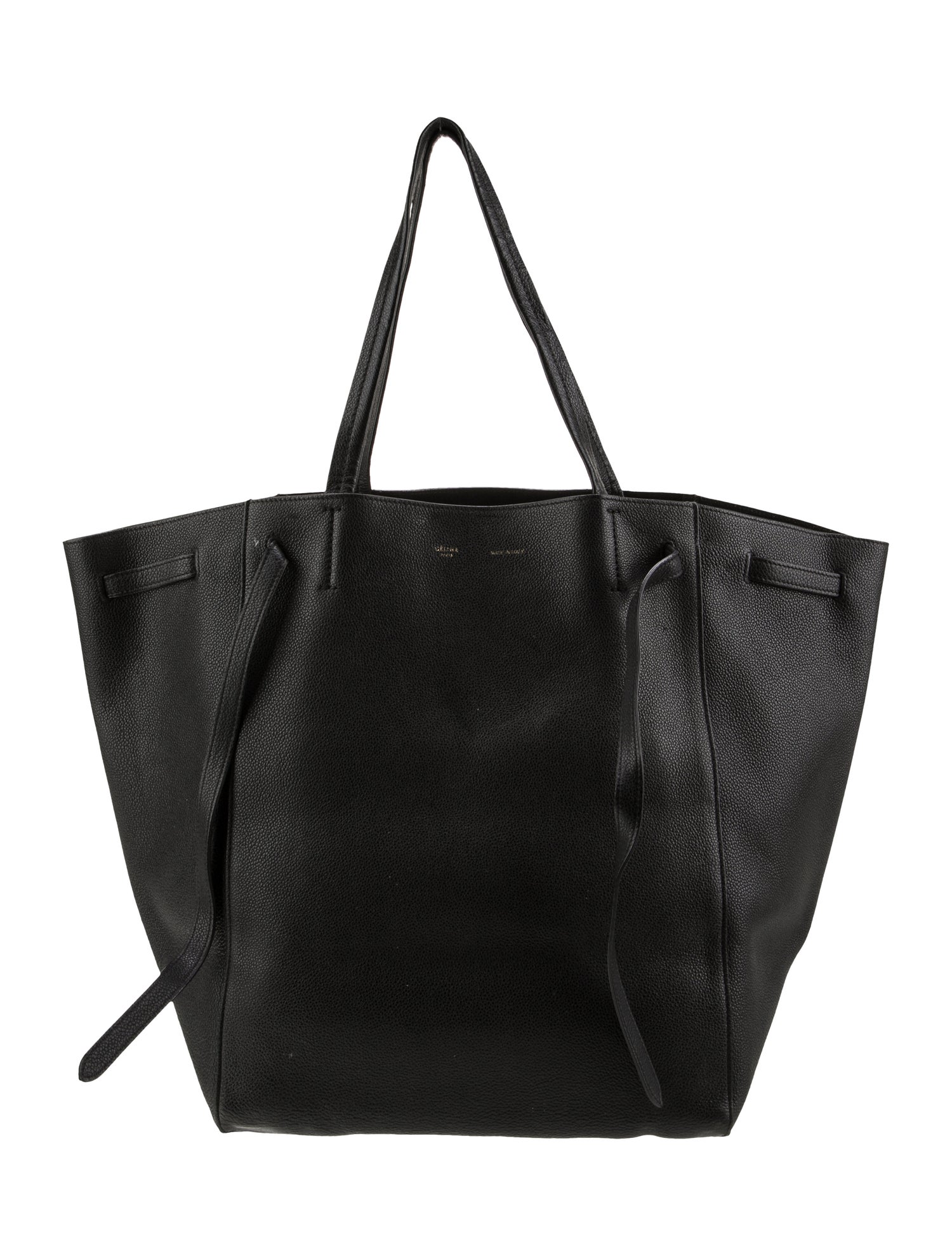 Celine Leather Cabas Phantom w/Belt Medium