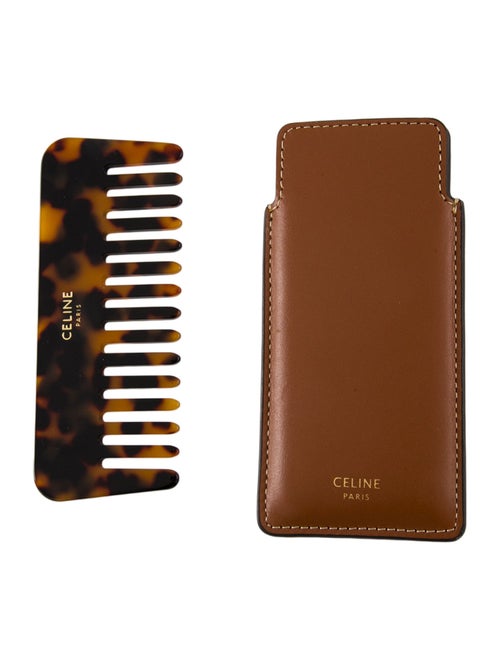 Celine Pattern Print Hair Comb