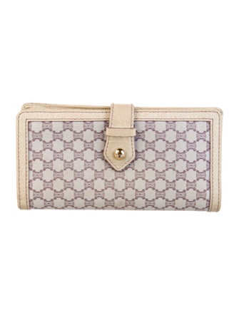 Celine Canvas Printed Continental Wallet