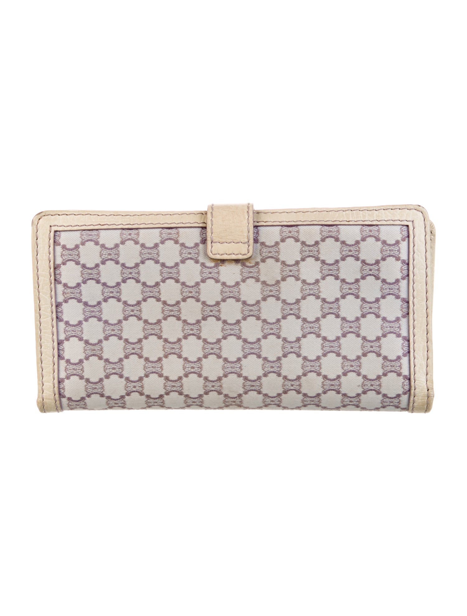 Celine Canvas Printed Continental Wallet