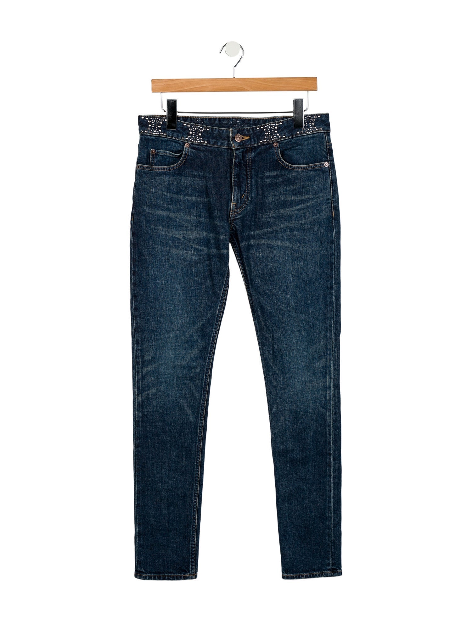 Celine Mid-Rise Skinny Leg Jeans