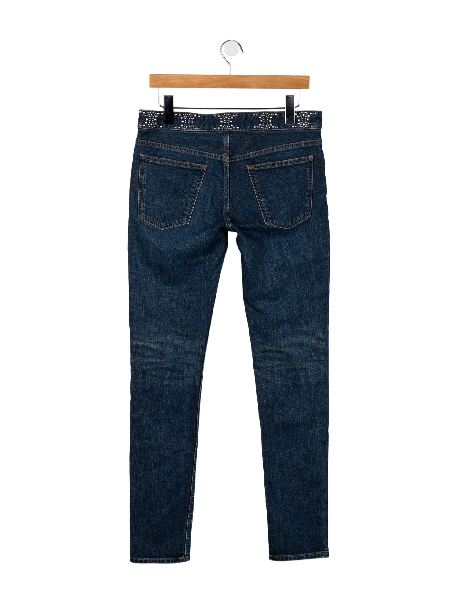 Celine Mid-Rise Skinny Leg Jeans