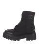 Celine Triomphe Canvas Combat Boots
