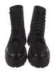 Celine Triomphe Canvas Combat Boots