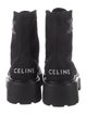 Celine Triomphe Canvas Combat Boots