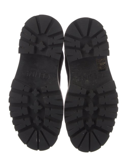 Celine Triomphe Canvas Combat Boots