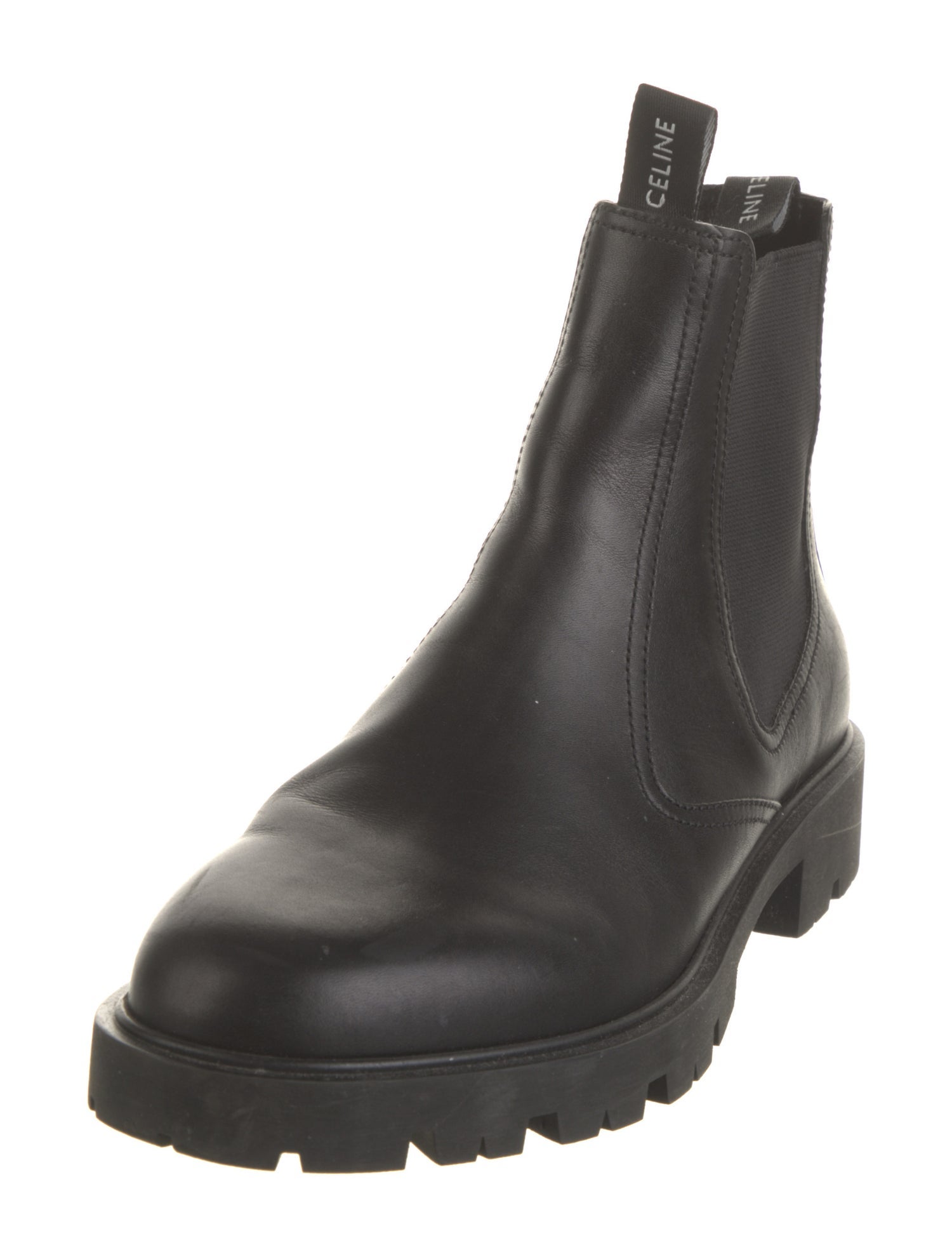 Celine Leather Chelsea Boots