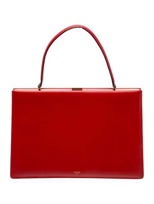 Celine Leather Clasp Medium