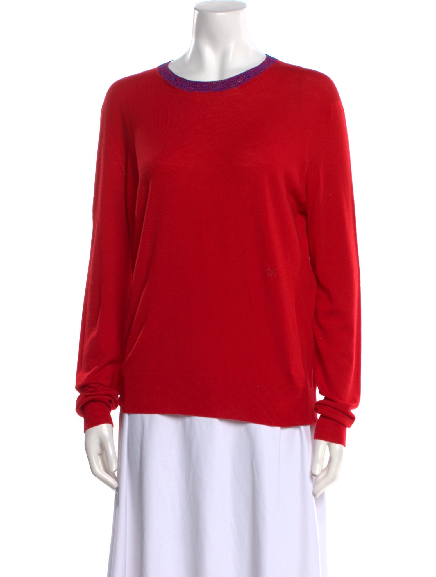 Celine Virgin Wool Crew Neck Sweater