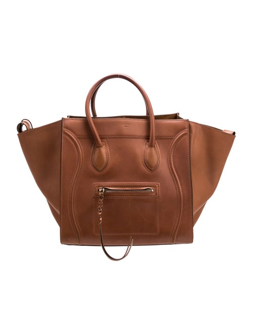 Celine Leather Luggage Phantom Medium